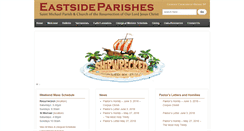 Desktop Screenshot of eastsideparishes.org