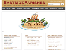 Tablet Screenshot of eastsideparishes.org